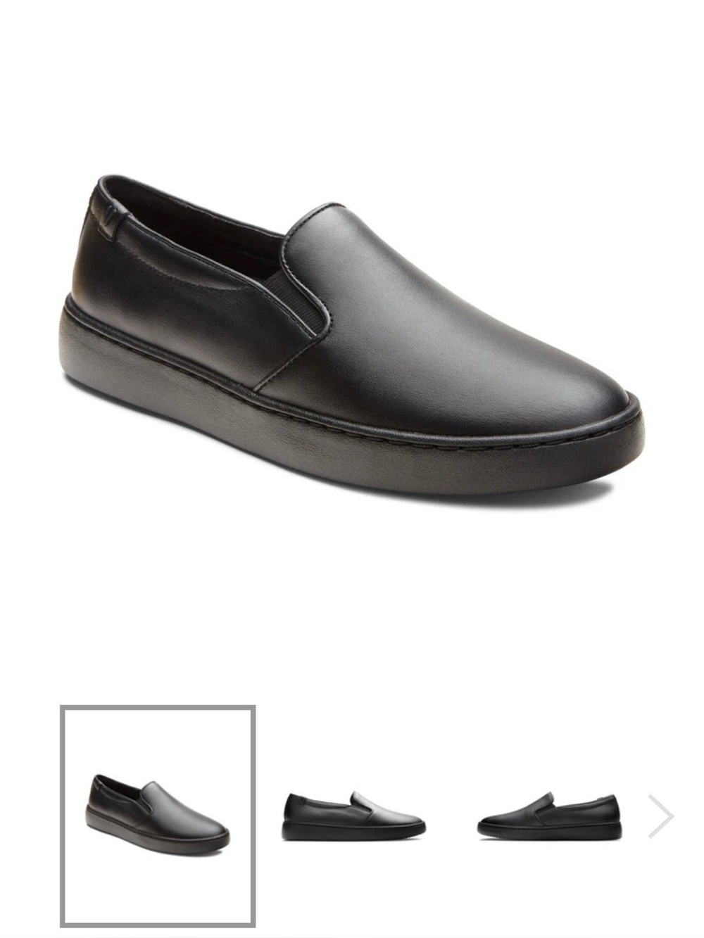 Vionic Avery Pro Leather Slip On Shoes Black size 9.5